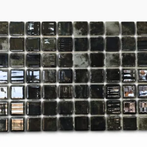 Mosaïque piscine noire – Réf. V00PS7738